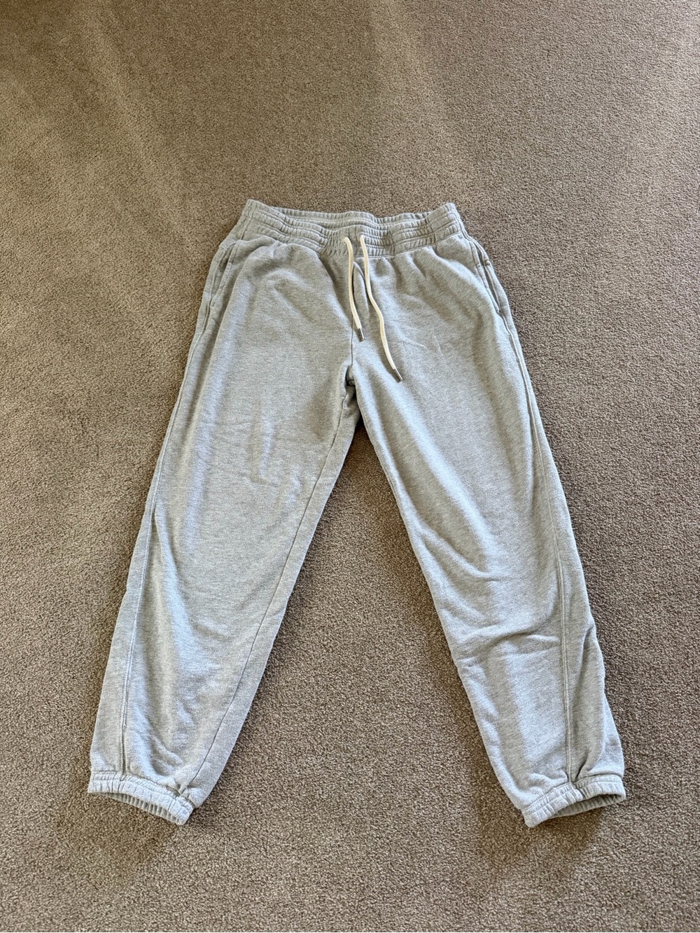 Light Gray Jogger Sweatpants - Comfort Fit